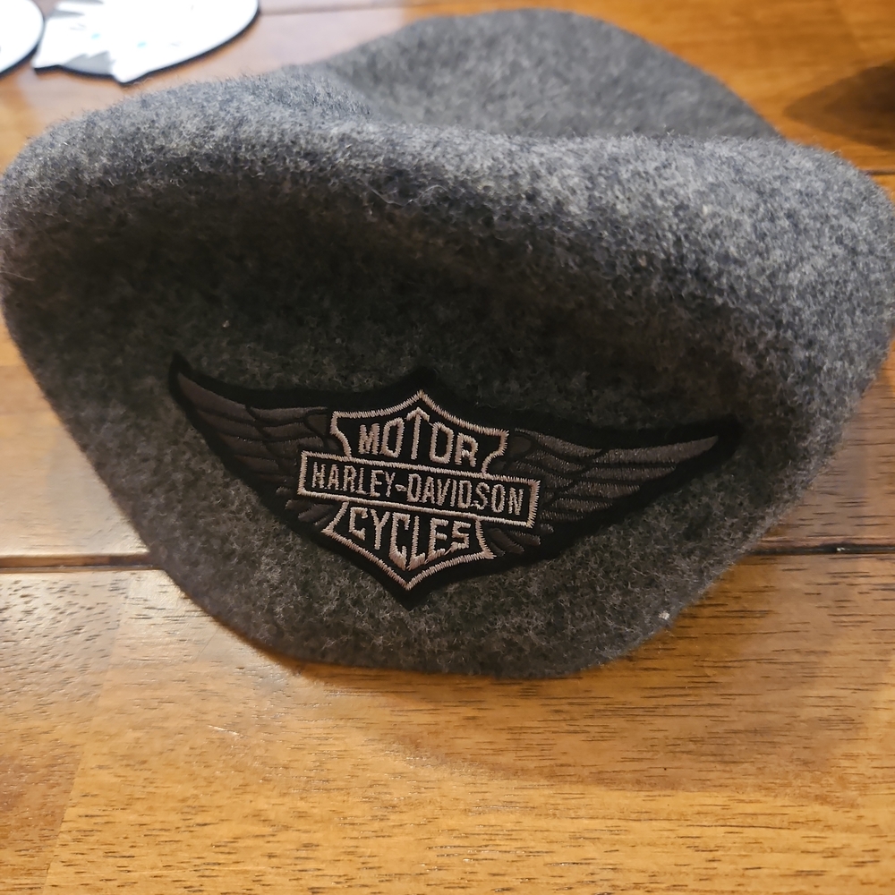 Gray Wool Flat Cap - image 3